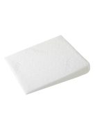 Baba párna - ék alakú New Baby BASIC fehér 30x37 cm kocsiba
