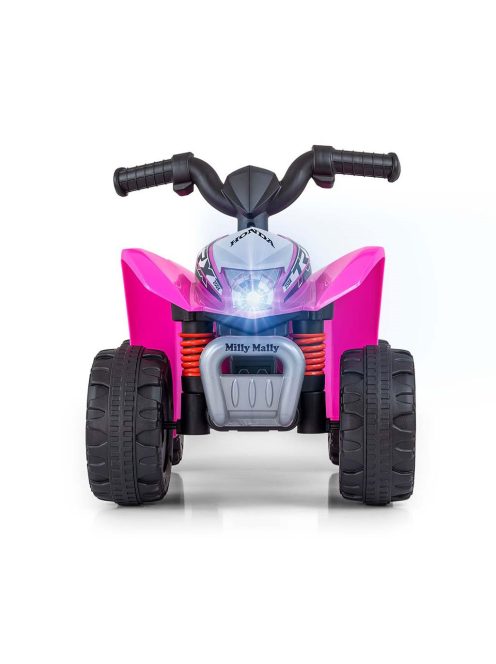 Elektromos négykerekű Milly Mally Honda ATV rózsaszín