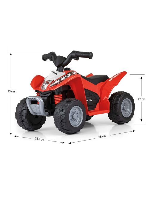 Elektromos négykerekű Milly Mally Honda ATV piros