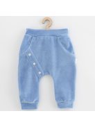 Baba plüss melegítő New Baby Suede clothes kék