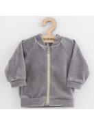 Baba plüsz pulóver New Baby Suede clothes szürke