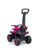 Bébitaxi tolókarral Baby Mix Mega piros