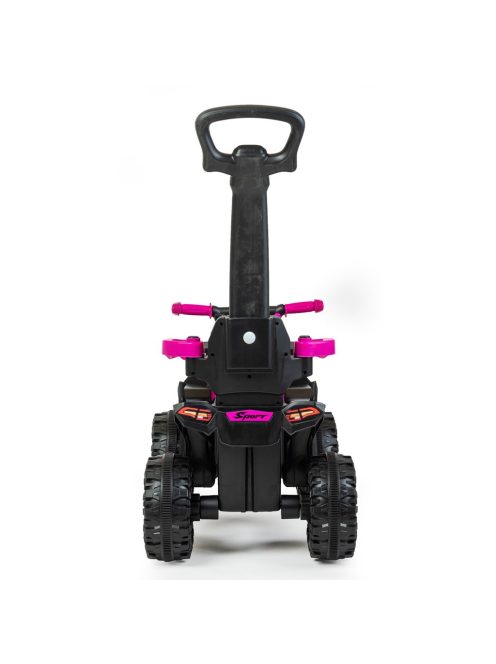 Bébitaxi tolókarral Baby Mix Mega piros