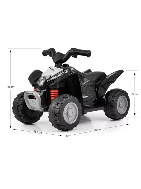 Elektromos négykerekű Milly Mally Honda ATV fekete