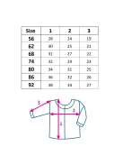 Baba kabátka gombokkal  New Baby Luxury clothing Oliver kék