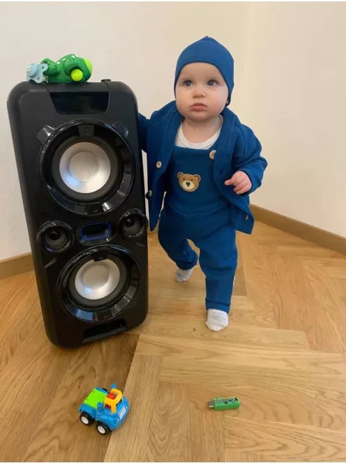 Baba kabátka gombokkal  New Baby Luxury clothing Oliver kék