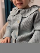 Baba kabátka gombokkal  New Baby Luxury clothing Laura rózsaszín