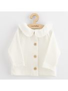 Baba kabátka gombokkal  New Baby Luxury clothing Laura fehér