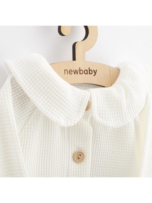 Baba kabátka gombokkal  New Baby Luxury clothing Laura fehér