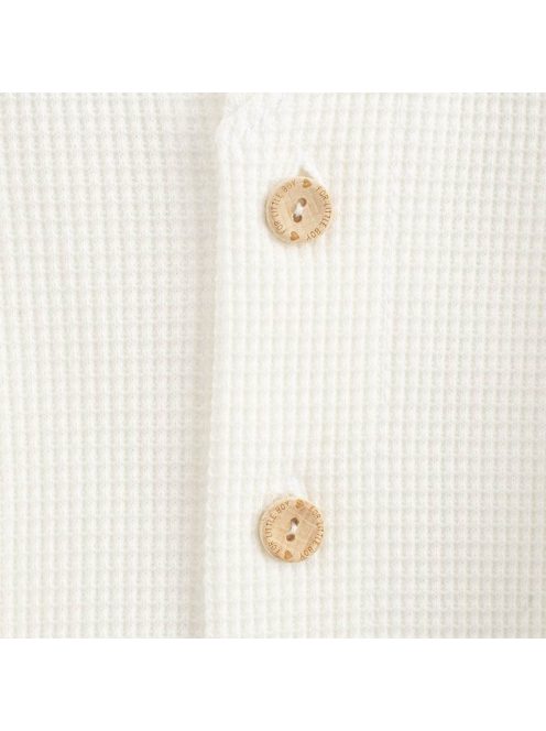 Baba kabátka gombokkal  New Baby Luxury clothing Laura fehér