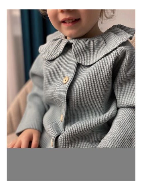 Baba kabátka gombokkal  New Baby Luxury clothing Laura fehér