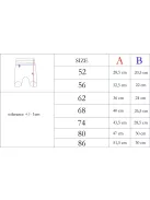 Baba pamut lábfejes nadrág Nicol Viki