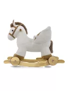 Hintaló dallammal és kerekekkel Milly Mally Polly fehér