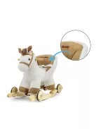 Hintaló dallammal és kerekekkel Milly Mally Polly fehér