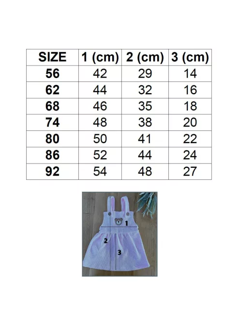 Baba szoknya New Baby Luxury clothing Laura fehér