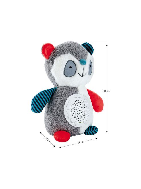 Plüss szundibarát panda projektorral Milly Mally