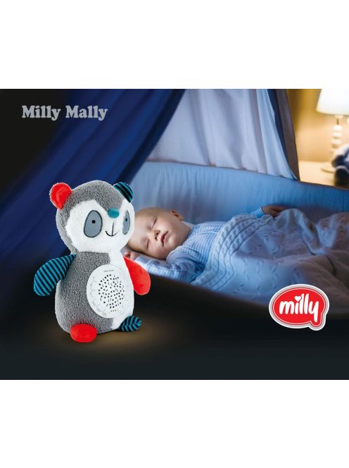 Plüss szundibarát panda projektorral Milly Mally