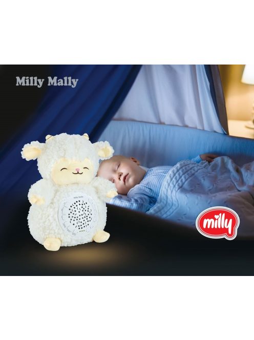 Plüss szundibarát bari projektorral Milly Mally