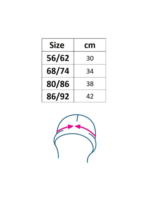 Baba pamut sapka New Baby Luxury clothing rózsaszín