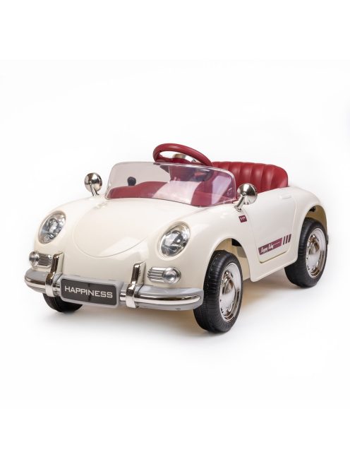 Elektromos autó Baby Mix Retro Pearl fehér