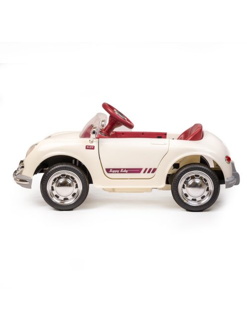 Elektromos autó Baby Mix Retro Pearl fehér