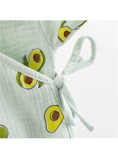Csecsemő muszlin patentos body New Baby Avocado