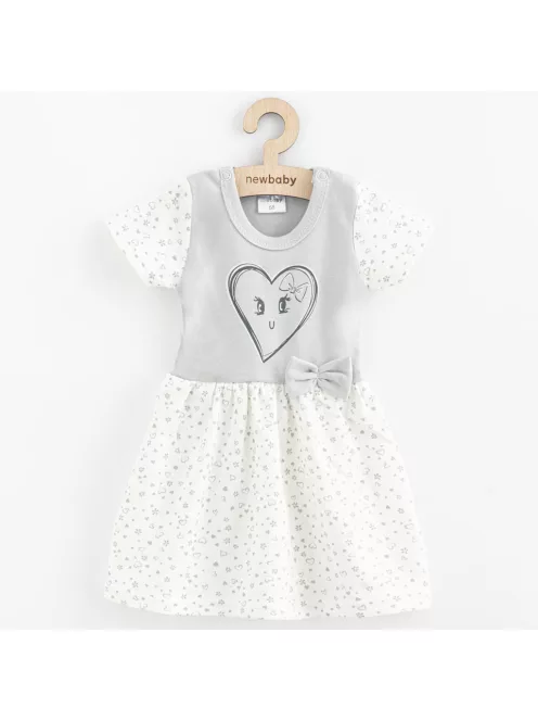 Baba nyári ruha fejpánttal New Baby Szivecske