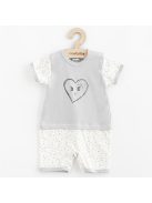 Baba pamut nyári kezeslábas New Baby Szivecske