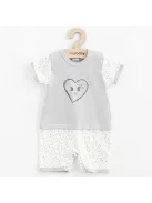 Baba pamut nyári kezeslábas New Baby Szivecske