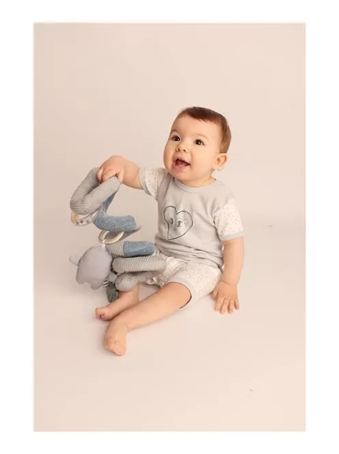 Baba pamut nyári kezeslábas New Baby Szivecske