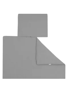 Muszlin ágynemű szett töltettel New Baby 80x70 cm szürke