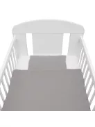 Muszlin ágynemű szett töltettel New Baby 80x70 cm szürke