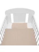 Muszlin ágynemű szett töltettel New Baby 80x70 cm bézs