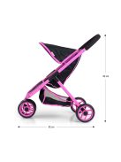 Játék golf babakocsi babáknak Milly Mally Susie Prestige Black