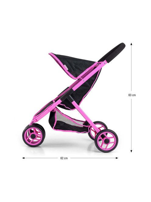 Játék golf babakocsi babáknak Milly Mally Susie Prestige Black