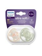 Baba cumi Ultrasoft Premium Avent állatok 0 - 6 hónap 2 darab fiú