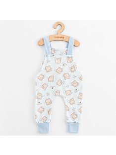 Baba pamut kantáros nadrág New Baby Biscuits kék