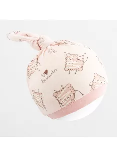 Baba pamut sapka New Baby Biscuits rózsaszín
