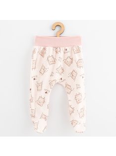 Baba pamut lábfejes nadrág New Baby Biscuits rózsaszín