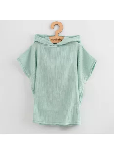 Gyermek muszlin poncsó New Baby Feeling mint 35 cm