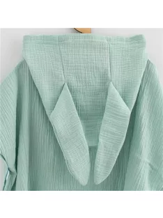 Gyermek muszlin poncsó New Baby Feeling mint 35 cm