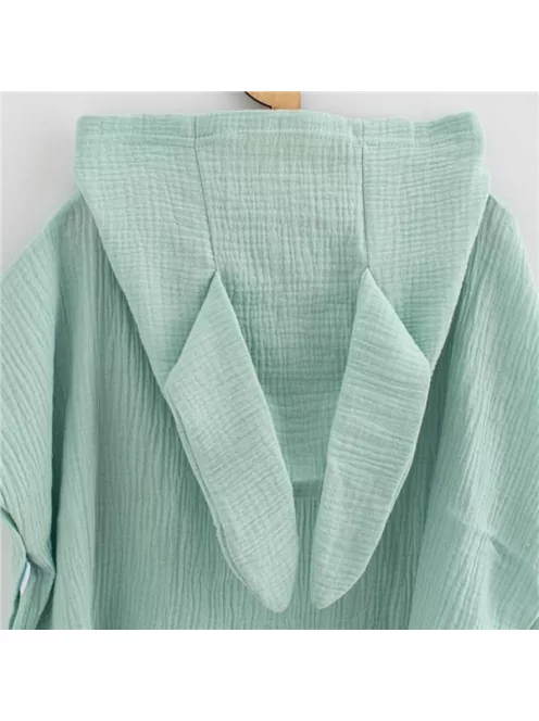 Gyermek muszlin poncsó New Baby Feeling mint 35 cm