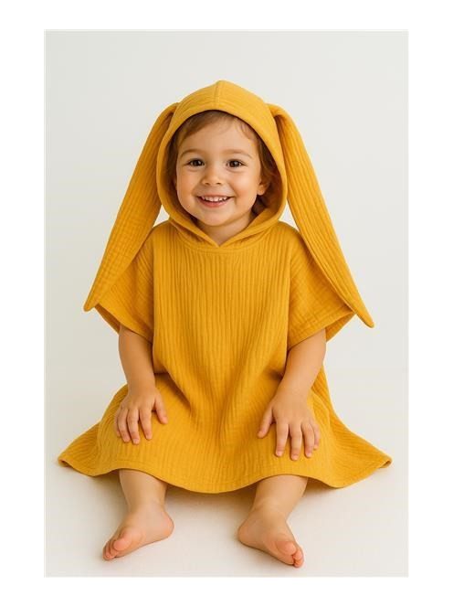 Gyermek muszlin poncsó New Baby Feeling mint 35 cm