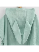 Gyermek muszlin poncsó New Baby Feeling mint 50 cm