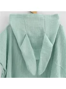 Gyermek muszlin poncsó New Baby Feeling mint 80 cm