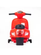 Gyermek elektromos motor Baby Mix Vespa piros