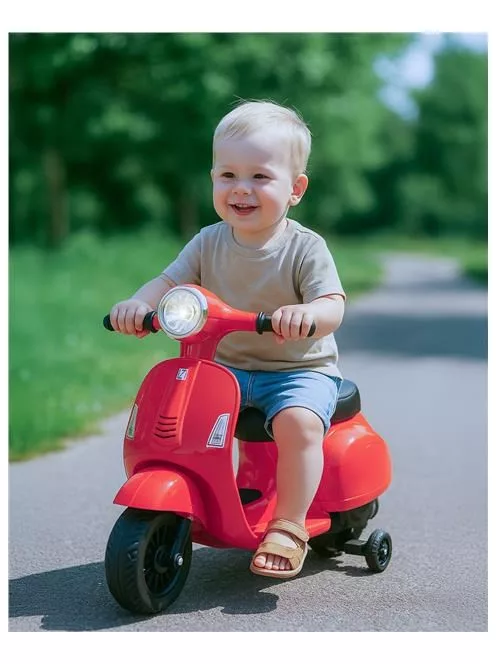 Gyermek elektromos motor Baby Mix Vespa piros