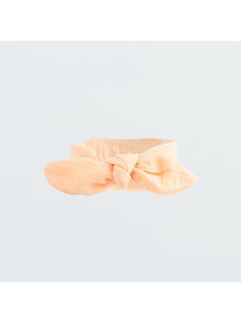Baba muszlin fejpánt New Baby Leny Peach