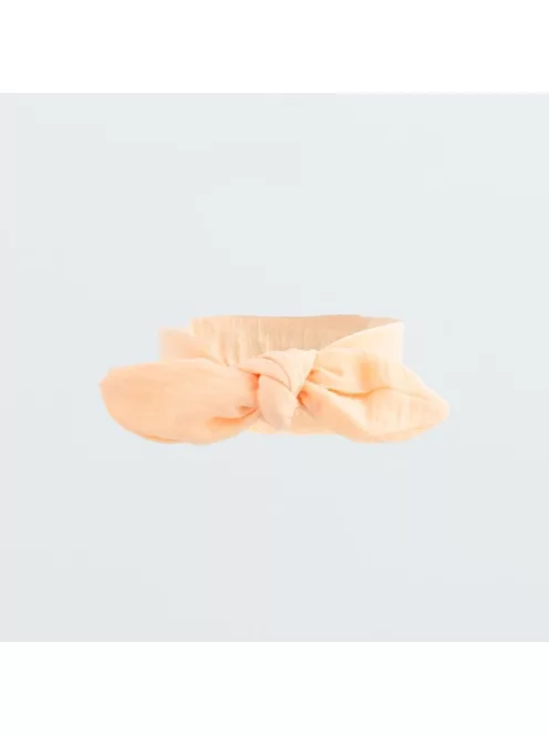 Baba muszlin fejpánt New Baby Leny Peach