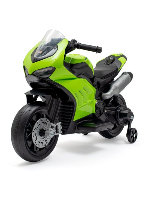 Gyermek elektromos motorkerékpár Baby Mix Supersport zöld